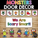 Monster Door Display | Bulletin Board Décor Set | EDITABLE