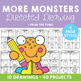 Monster Directed Drawing and Writing Activities