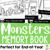 Monster Theme: End of Year Memory Book