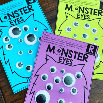 Monster Eyes by Primary Punch | TPT