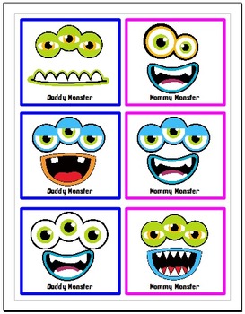 Preview of Monster Families! An introduction to genetics for young students