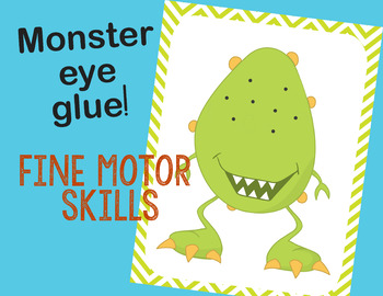 Preview of Monster Fine Motor Skills Activity