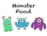 Monster Food: Letter and Word Game