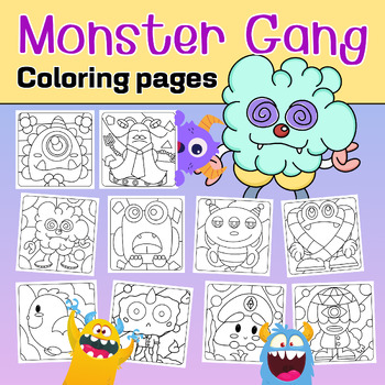 Preview of Monster Gang sheet, Monster Gang pages