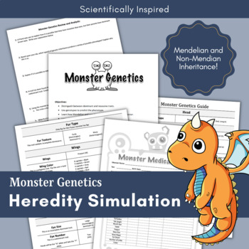 Preview of Monster Genetics Lab | Heredity Simulation | Mendelian and Non-Mendelian Traits