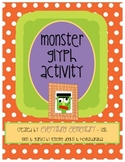 Monster Glyph Activity (Halloween Math & Language Arts Poetry)