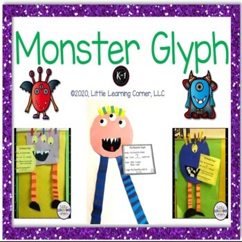 Preview of Monster Shape Glyph - Listen and Respond Craft