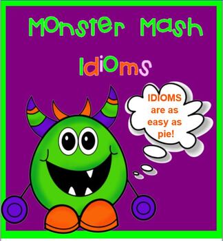 Preview of Monster Mash Idiom Jeopardy for SMARTBOARD