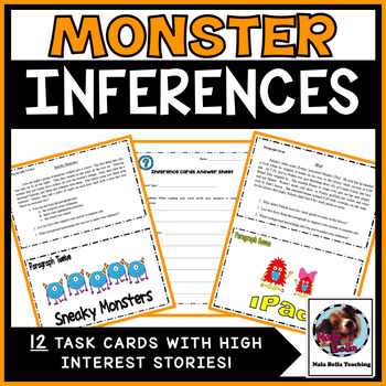 Preview of Inferences Task Cards and Mini-Lessons