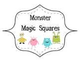 Monster Magic Squares - 2 digit multiplication