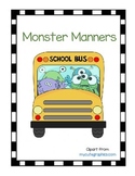 Monster Manners File Folder Game
