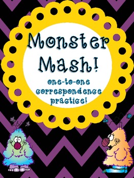 Preview of Monster Mash! {A One-to-one Correspondence FREEBIE}