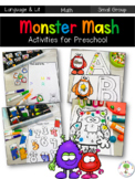Monster Mash Activities for Preschoolers