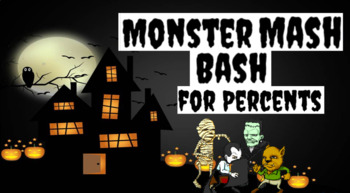 Preview of Monster Mash Bash Percents Activity