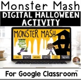 Monster Mash Digital Halloween Reading and Writing Activit
