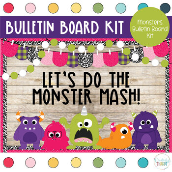 Preview of Monster Mash - Halloween - October Bulletin Board Kit