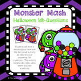 Monster Mash Halloween Wh-Questions - A Sensory Activity w