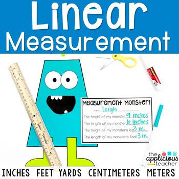 Preview of Linear Measurement Activities Inches, Feet, Centimeters, and Meters