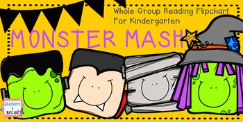Preview of Monster Mash Whole Group Flipchart for Kindergarten