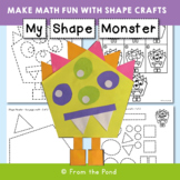 Monster Math 2D Shape Craft