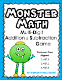 Monster Math: A Multi-Digit Addition and Subtraction Game