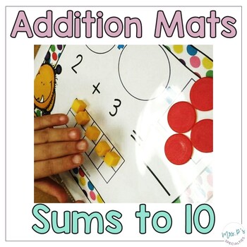 Preview of Addition Mats For Hands On Math Centers