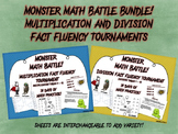Monster Math Battle Bundle! - Multiplication and Division 