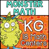 Monster Math Centers Kindergarten