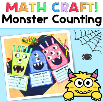 Preview of Monster Math Counting Craft