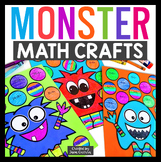 Monster Math Crafts | Halloween Bulletin Board Activity Oc