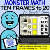 Monster Math Digital Drag and Drop Activity- Numeracy with