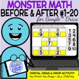 Monster Math Digital Drag and Drop Activity for Sequencing