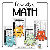 Monster Math • Drawing Game • Multiplication Practice  • R