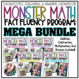 Monster Math Fact Fluency Tests MEGA BUNDLE