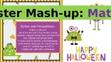 Monster Math Mash-up and Free Halloween theme digital pape