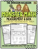Monster Math!  Measurement & Data: Area