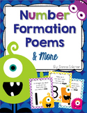 Number Formation Poems {Monster theme}