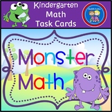 Monster Math Task Cards - Kindergarten