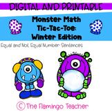 Monster Math Tic-Tac-Toe: Winter Edition (Go Math 5.9)