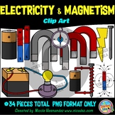 Electricity and Magnetism Clip Art for Personal & Commercial Use