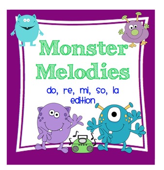 Preview of Monster Melodies: do, re, mi, so, la Edition