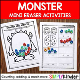 Monster Mini Eraser Activities