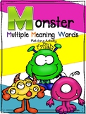 Monster Multiple Meaning Words Match