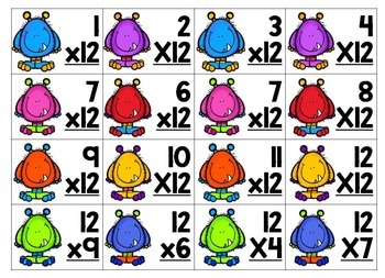 Differentiated Multiplication Math Center {Monster-themed} for 3rd ...