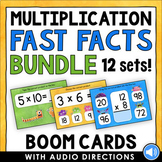 Monster Multiplication Digital Flashcards Bundle - 12 Sets