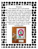 Monster Munch Subtraction Game for Small Group, Stations o