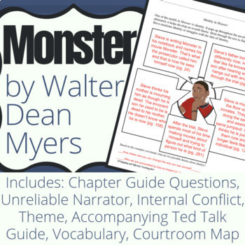 monster novel by walter dean myers
