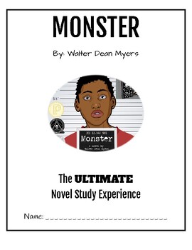 Preview of Monster: Novel Study Package