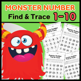 Monster Numbers : Find & Trace 1-10