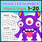 Monster Numbers : Find & Trace 1-20